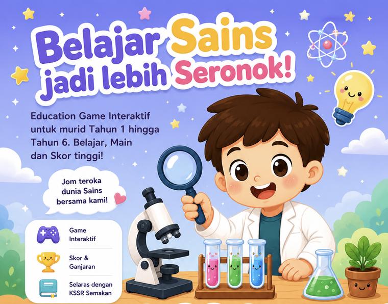 Belajar Sains Jadi Lebih Seronok - MisiPlay